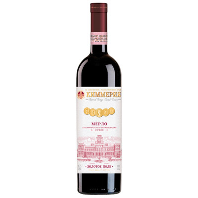 Вино Cimmeria Мерло красное полусладкое, 750мл