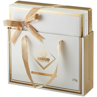 Конфеты Elit Gourmet Collection шоколадные в белой сумочке, 170г