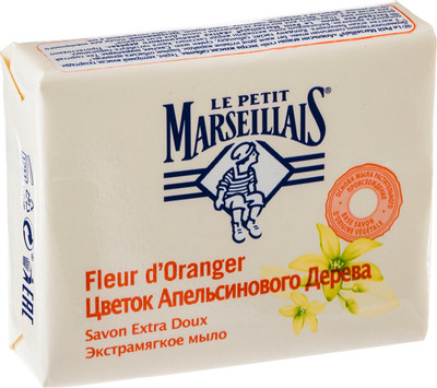 Мыло Le Petit Marseillais цветок апельсинового дерева, 90г