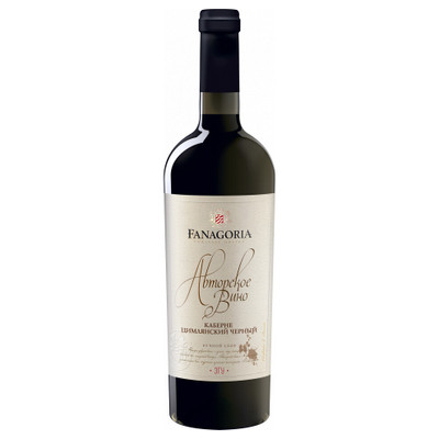 Вино Fanagoria Каберне - Цимлянский черный красное сухое 13%, 750мл