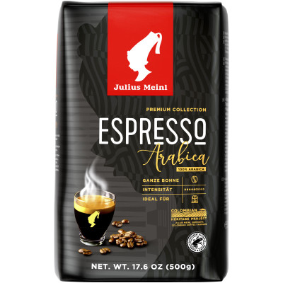 Кофе Julius Meinl Гранд Эспрессо жареный в зёрнах, 500г