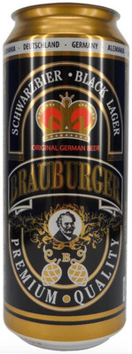Пиво Brauburger Шварцбир тёмное 4.9%, 500мл