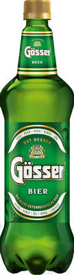 Пиво Gosser светлое фильтрованное 4.7%, 1.25л
