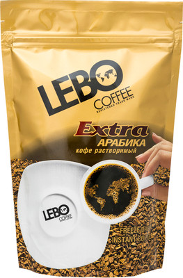 Кофе Lebo Extra арабика растворимый, 100г