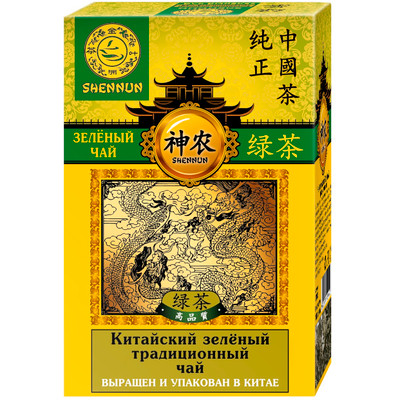 Чай Shennun Традиционный зелёный китайский, 100г