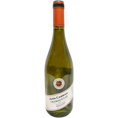 Вино Juan Carrau Chardonay белое сухое 13.5%, 750мл