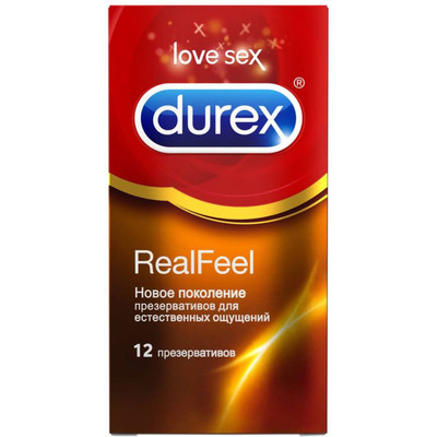 Презервативы Durex RealFeel, 12шт
