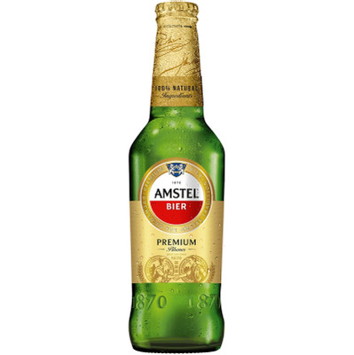 Пиво Amstel Premium Pilsener светлое фильтрованное 4.8%, 500мл