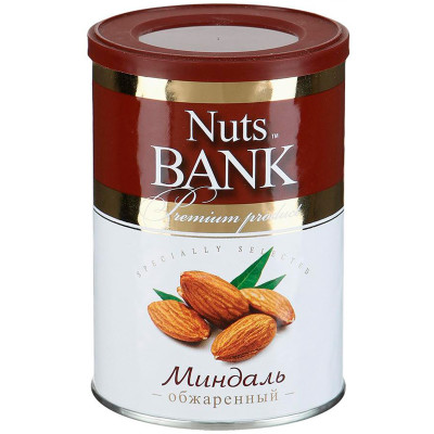 Миндаль Nuts Bank обжаренный, 200г
