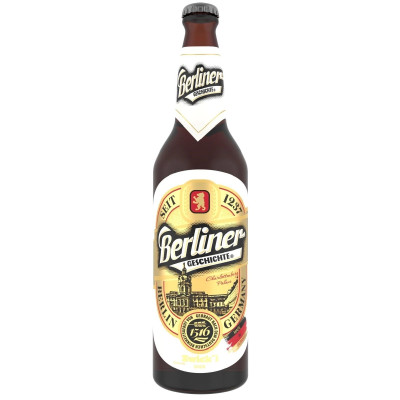 Пиво Berliner Geschichte Zwik'l светлое нефильтрованное пастеризованное солодовое 5.2%, 500мл