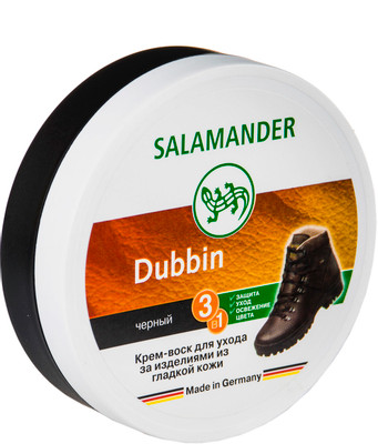 Крем-воск Salamander Dubbin чёрный, 100мл