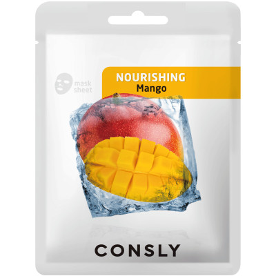 Маска Consly питательная с экстрактом манго тканевая, 20мл