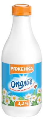 Ряженка Ополье 3.2%, 900мл