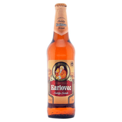 Пиво Karlovec Светлый Лежак светлое 4.8%, 500мл