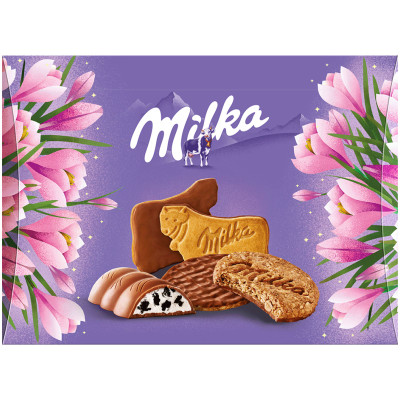 Набор Milka печенья и шоколада, 159г