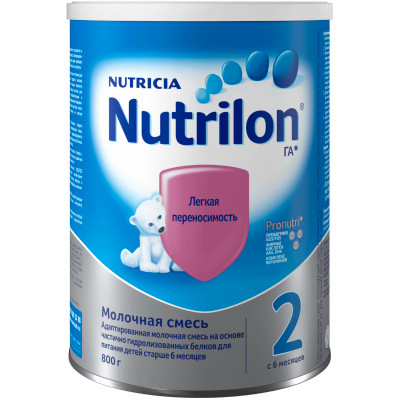 Смесь Nutrilon 2 молочная сухая c 6 до 12 месяцев, 800г