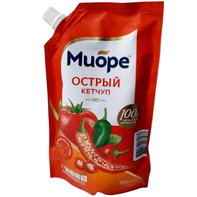 Кетчуп Миоре Острый, 350г