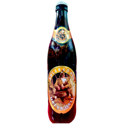 Пиво Adlerkonig Urtyp Hell светлое пастеризованное фильтрованное, 500мл