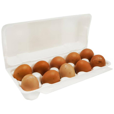 Яйцо куриное Свердловское пищевое столовое С2, 10шт