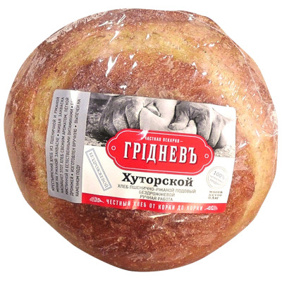 Хлеб Донские Пекарные Традиции Хуторской пшенично-ржаной, 400г