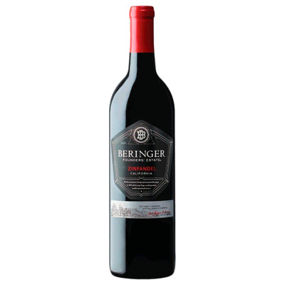 Вино Beringer Founder's Estate Zinfandel красное полусухое 14.5%, 750мл