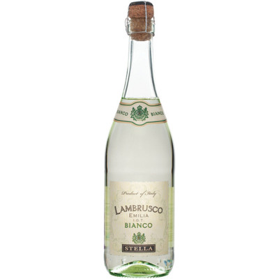 Напиток винный Lucido Lambrusco Бьянко белый сладкий 8% газированный, 750мл