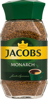 Кофе Jacobs Monarch натуральный растворимый сублимированный, 95г
