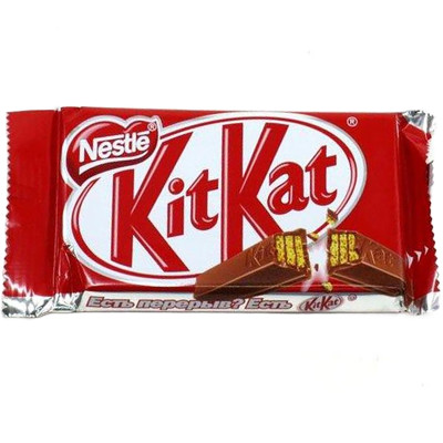 Шоколад молочный Nestle KitKat с хрустящей вафлей, 68г