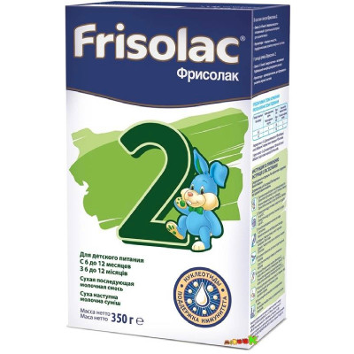 Смесь Friso Frisolac 2 молочная с 6 месяцев, 360г
