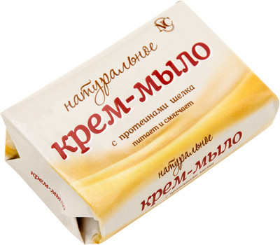 Крем-мыло Невская Косметика натуральное с протеинами шёлка, 90мл