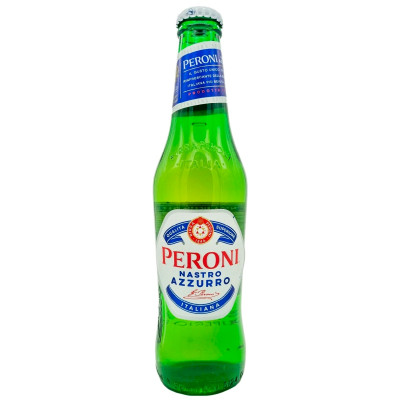 Пиво Peroni Nastro Azzurro светлое фильтрованное пастеризованное 5%, 330мл