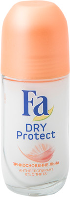 Дезодорант Fa Dry Protect Прикосновение льна 48 часов ролик, 50мл