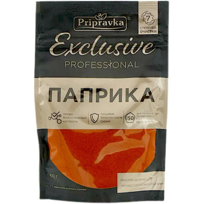 Паприка Pripravka Exclusive Professional молотая, 60г