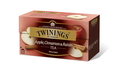 Чай Twinings чёрный байховый яблоко-корица-изюм, 25х2г