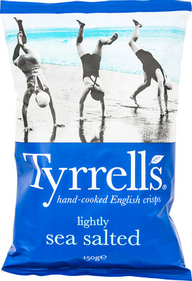 Чипсы Tyrrells с морской солью слабосолёные, 150г