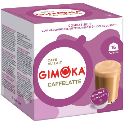 Кофе в капсулах Gimoka Caffelatte Dolce Gusto, 16х112г