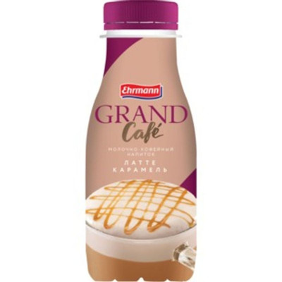 Напиток молочно-кофейный Grande Cafe латте карамель, 260мл