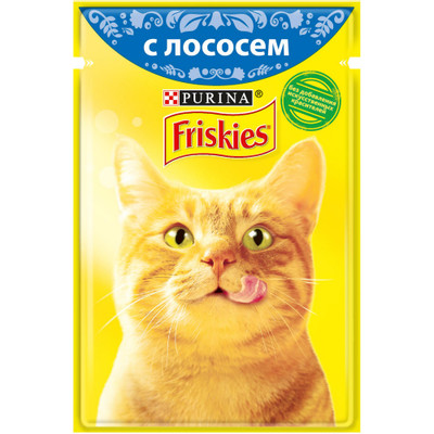 Корм Friskies с лососем в подливе для кошек, 85г
