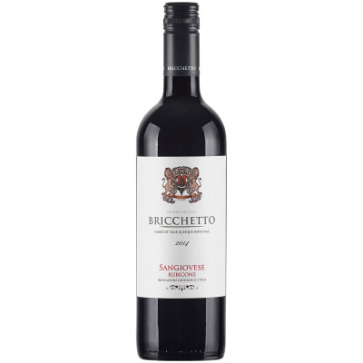 Вино Bricchetto Sangiovese Rubicone красное сухое 10%, 750мл