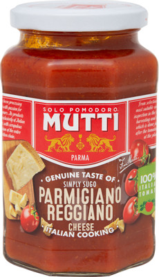 Соус томатный Mutti с сыром пармиджано реджано, 400мл