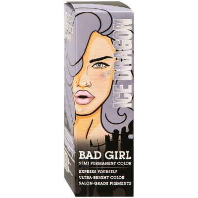 Краска для волос Bad Girl Ice Dragon серый, 150мл