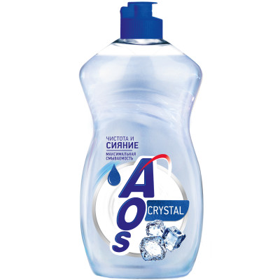 Средство для мытья посуды AOS Crystal, 450мл