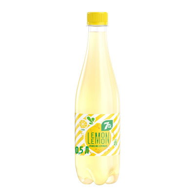 Напиток газированный 7UP Lemon Lemon Лимон, 500мл