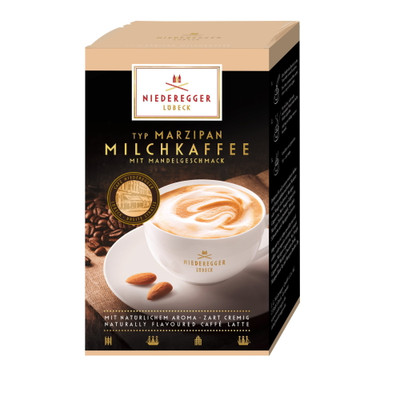 Напиток кофейный Niederegger Marzipan Milchkaffee растворимый, 200г