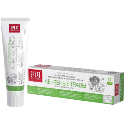 Зубная паста Splat Professional Лечебные травы для профилактики воспаления десен, 100мл