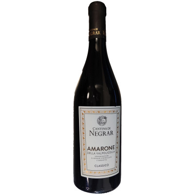 Вино Negrar Amarone della Valpolicella DOCG красное полусухое 15.5%, 750мл