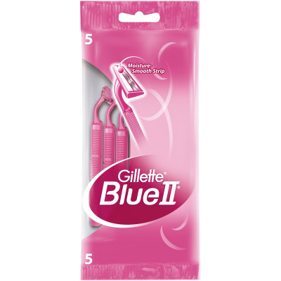 Бритва Gillette Blue II одноразовая женская, 5шт