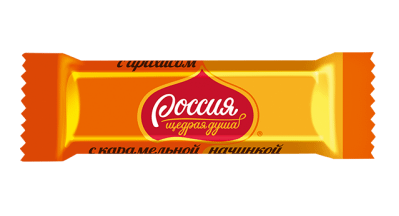 Конфеты Россия - Щедрая Душа! с карамельной начинкой и арахисом