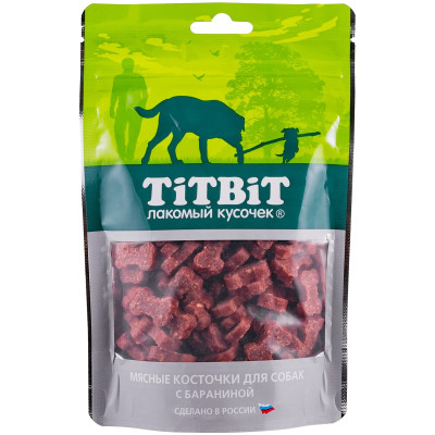 Косточки Titbit для собак мясные с бараниной, 145г