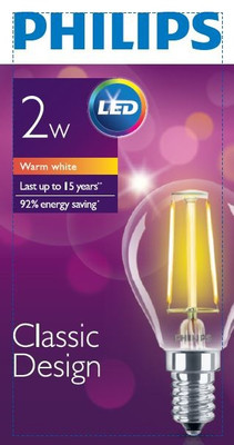 Лампа светодиодная Philips LED Bulb E14 2W
